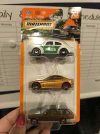 Matchbox resoraki 3 pak auta Alfa Romeo, Mercedes, Volkswagen metalowe