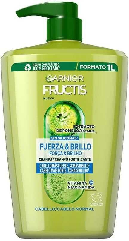 Garnier Fructis Força e Brilho - Pack 3X1L - 3 Litros - ENTREGA GRÁTIS