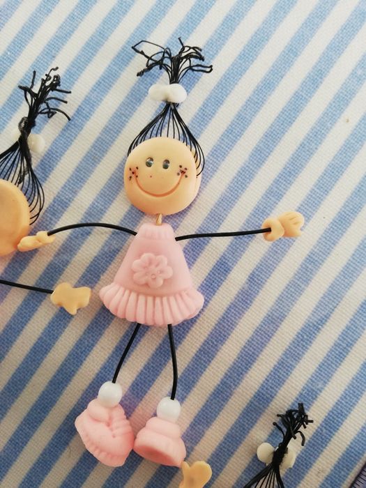 Conjunto Imans Massa Fimo biscuit