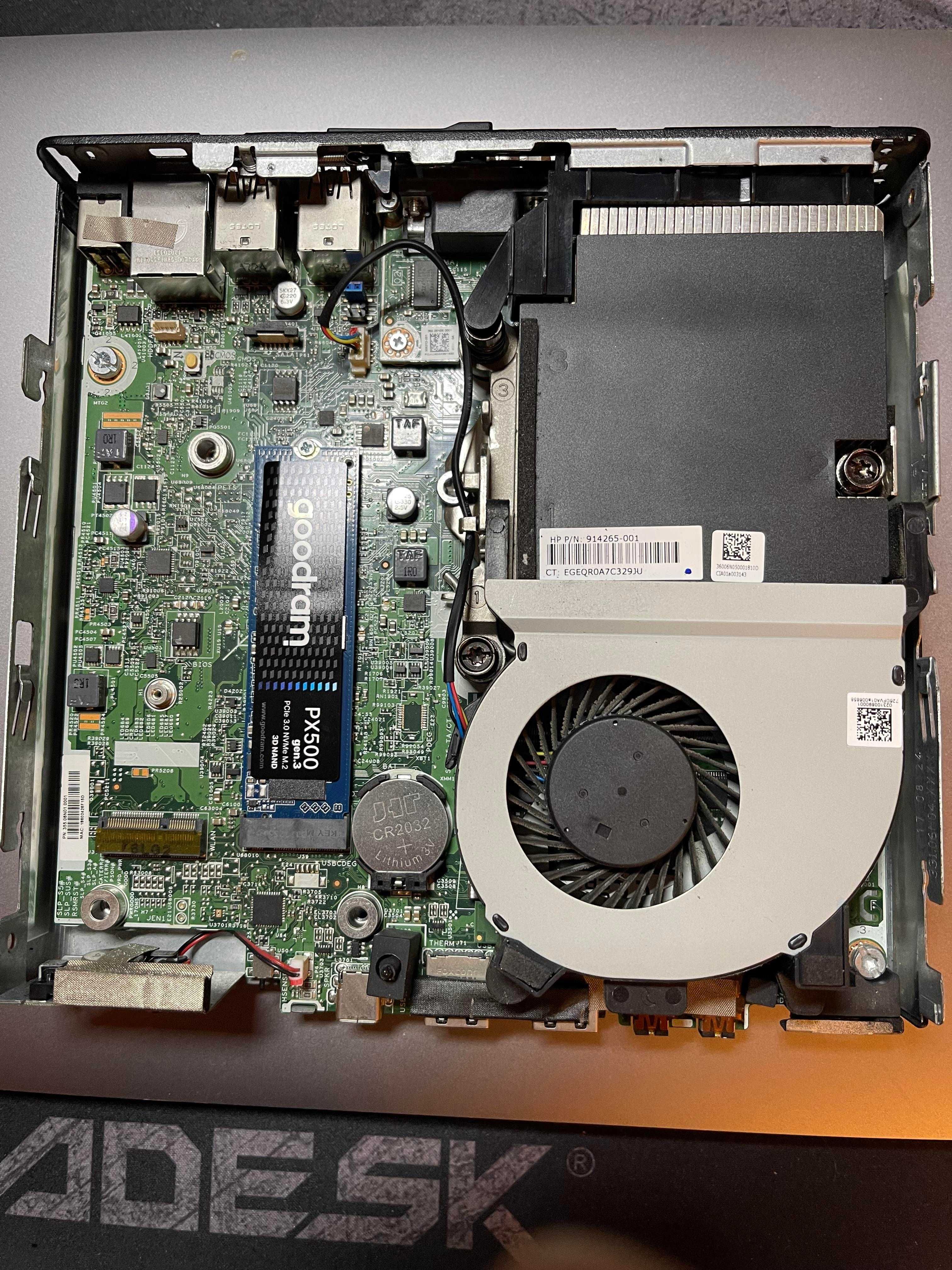 HP Elite Desk  micro i5 7Gen 4x3,7Ghz 32GB RAM 1TB NVMe Okazja!