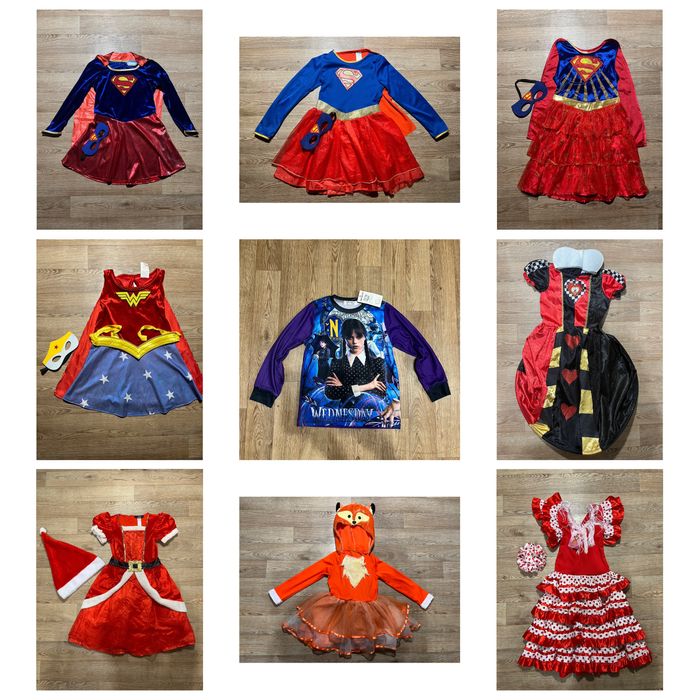 Платье для девочки на новый год 7-8 лет 122-128 см карнавальный костюм