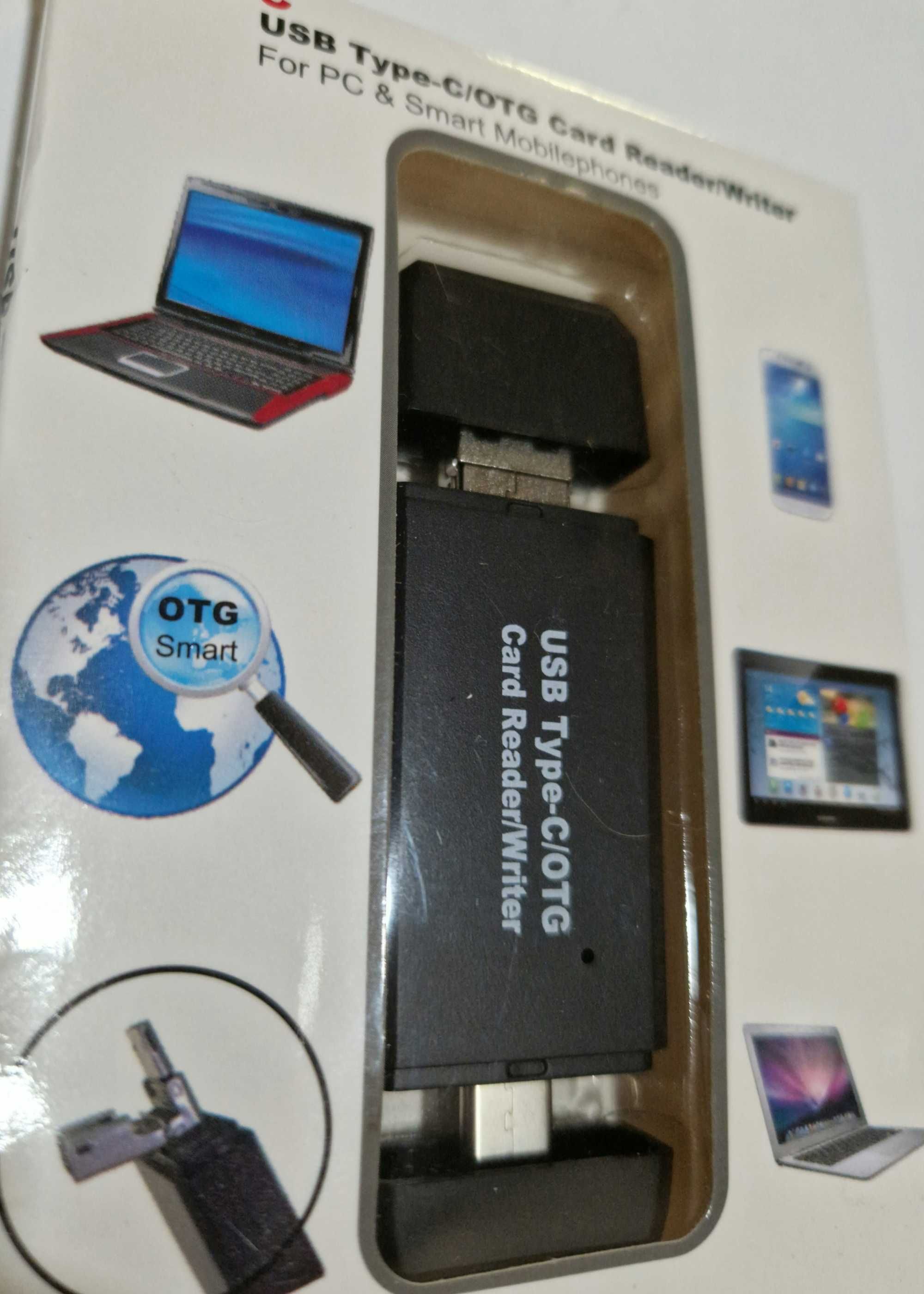 Кардридер Iahead 3 в 1 USB 2.0 OTG MicroUSB - Type C