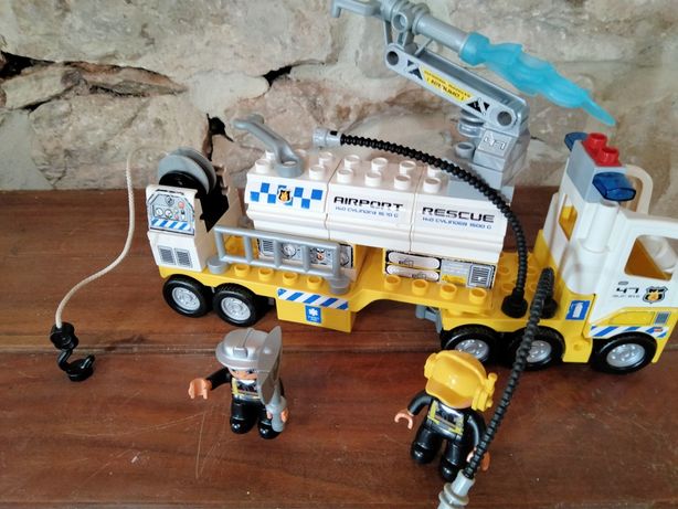 Lego duplo 7844 Camião Aeroporto Salvamento Descontinuado Coleção