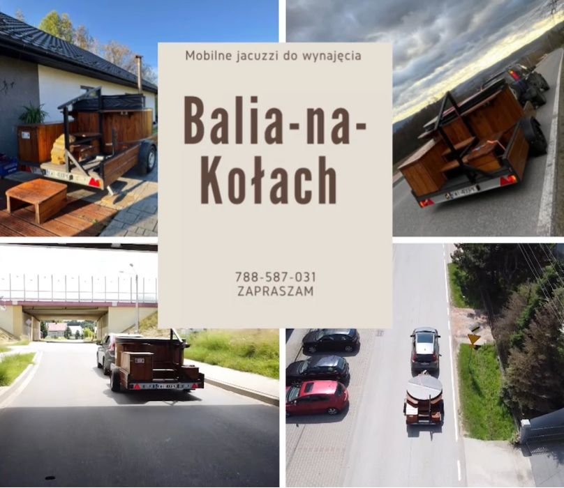 Mobilne Jacuzzi "Balia Na Kołach "
