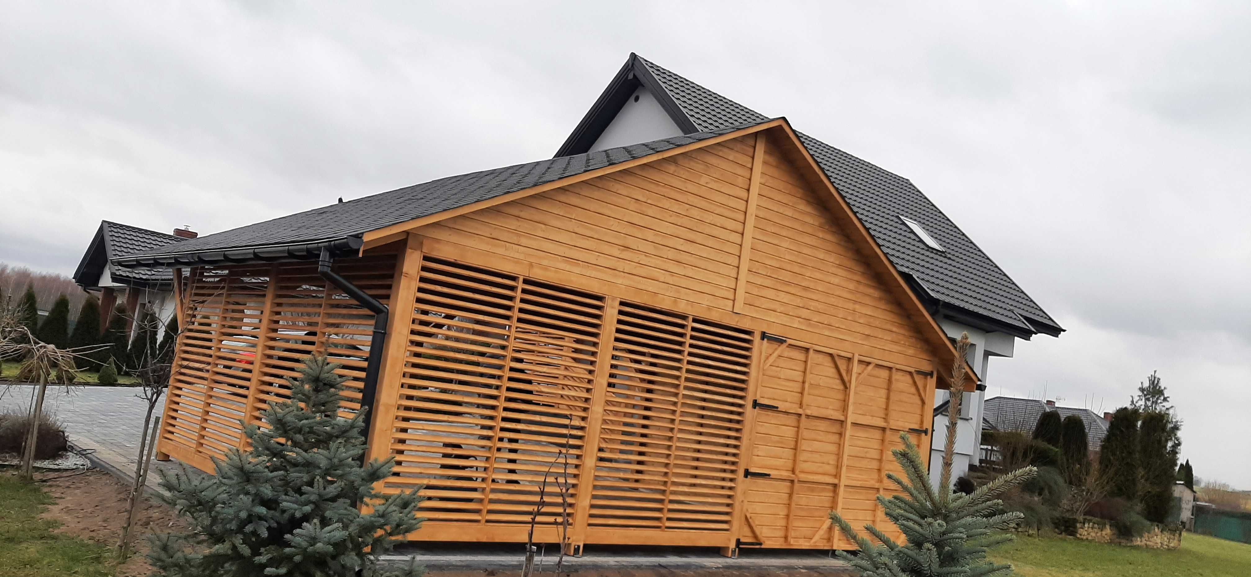 Wiata wolnostojąca na wymiar, garaż, carport. Szybka realizacja