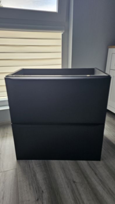 Szafka wisząca do umywalki Imandra Slim z umywalką GoodHome Nira 60cm