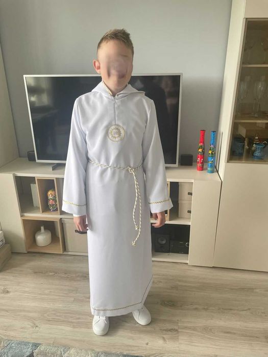 Alba komunijna z haftem i sznurem, Chlopiec 152-156