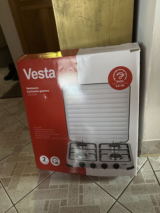 Kuchenka gazowa Vesta 4-palnikowa nowa