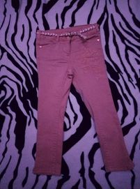 Spodnie jeansowe na dziewczynkę110