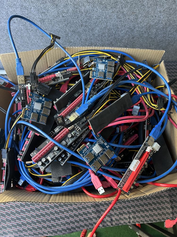 Riser risery rozdzielacz pci stelarz koparka kryptowalut większa ilość