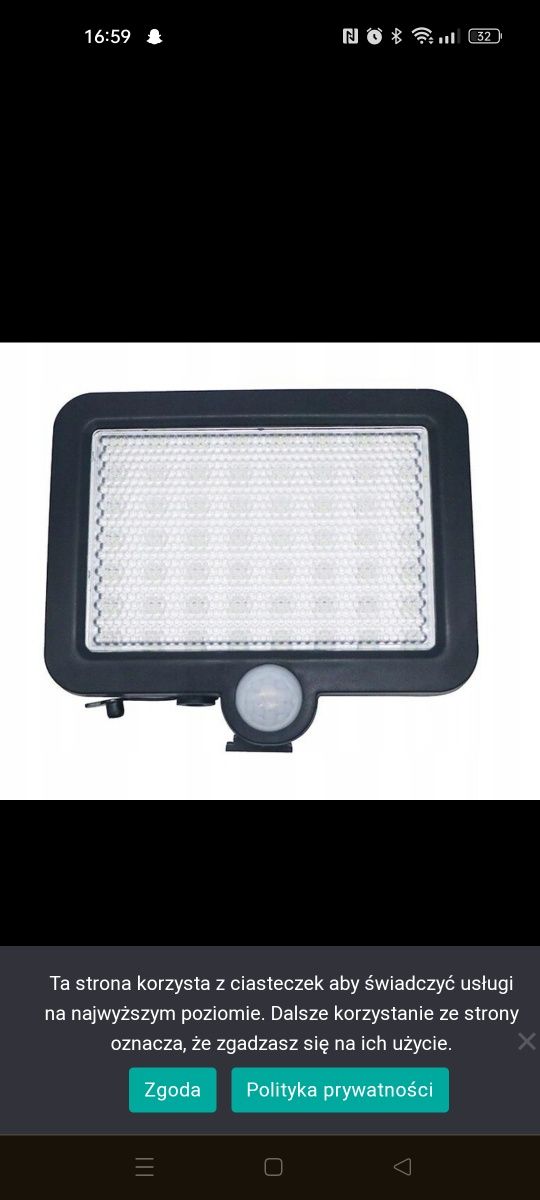 Lampa solarna led