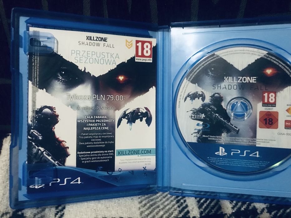 Продам диск с игрой Killzone Shadow Fall для ps4