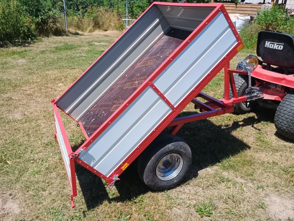 Przyczepka traktorek quad. Kiper