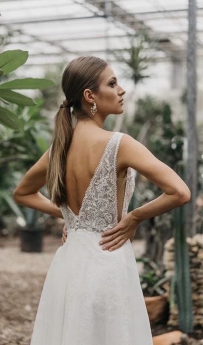 Przepiękna suknia ślubna Eliany Kresy 34/36 2021 - jedyna taka okazja!