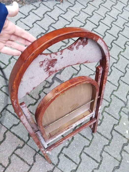 Thonet krzesło składane PRL