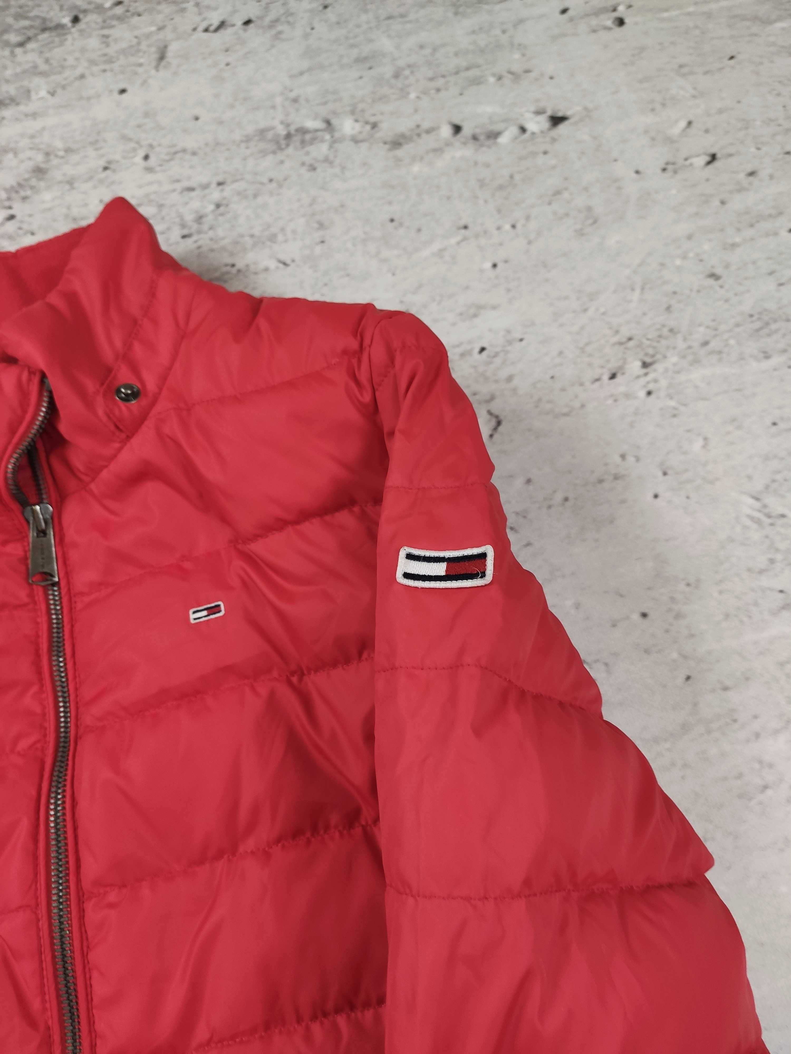 Kurtka zimowa Tommy Hilfiger pikowana damska puchowa r. L