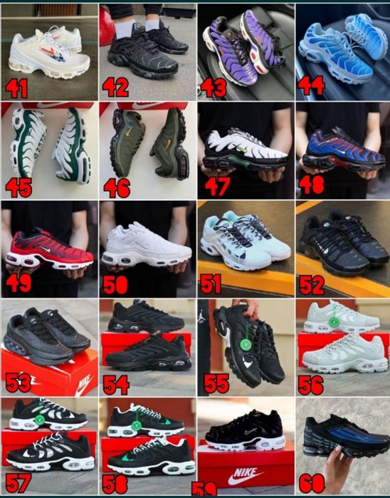 ПОНАД 100 КОЛЬОРІВ‼️ Кросівки Nike Air Max TN, DN, TW, Drift / ПРЕМІУМ
