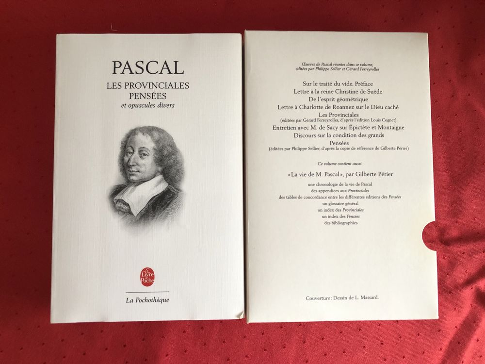 Pascal Les Provinciales pensées e  Kant
