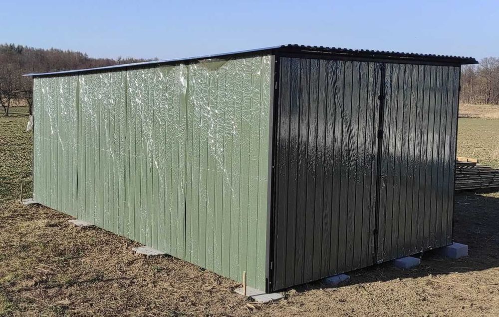 Garaż na budowę 3x5 drugi gatunek blachy PROMOCJA HIT!!
