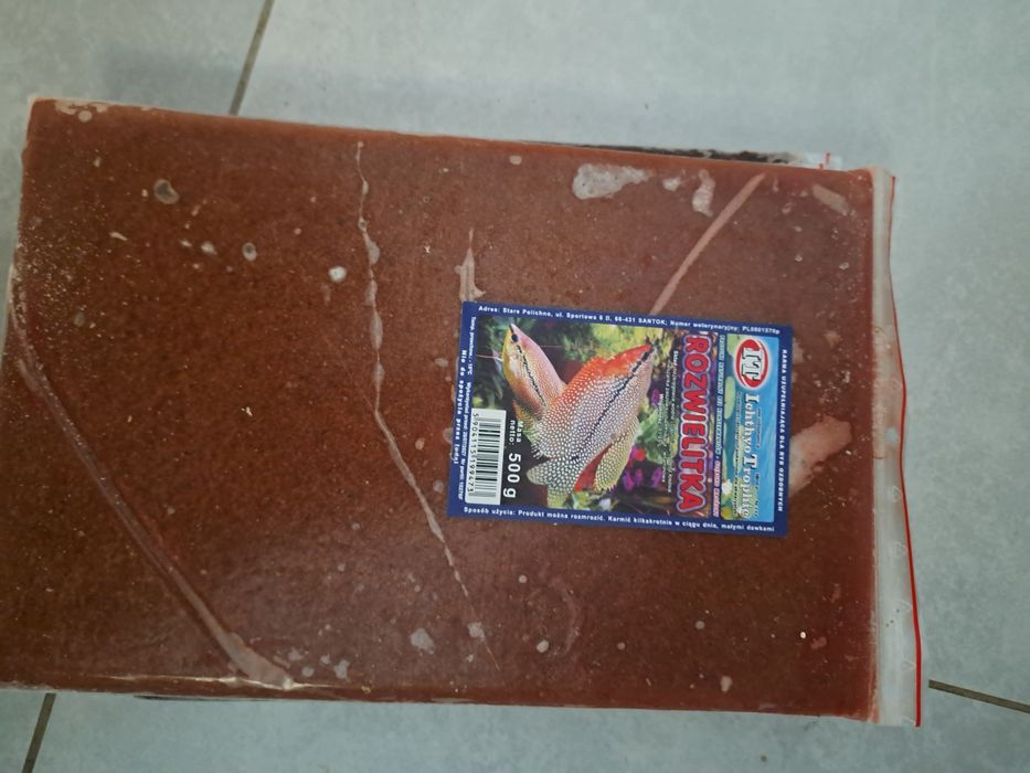 Pokarm mrożony tafle 500g