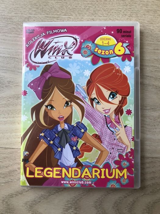 Plyta DVD Winx Club Legendarium sezon 6