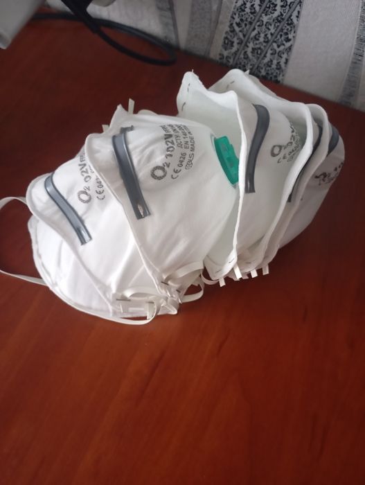 Респіратор протиаерозольний BLS   O2 102V FFP2 NR D (Італія).Нові.