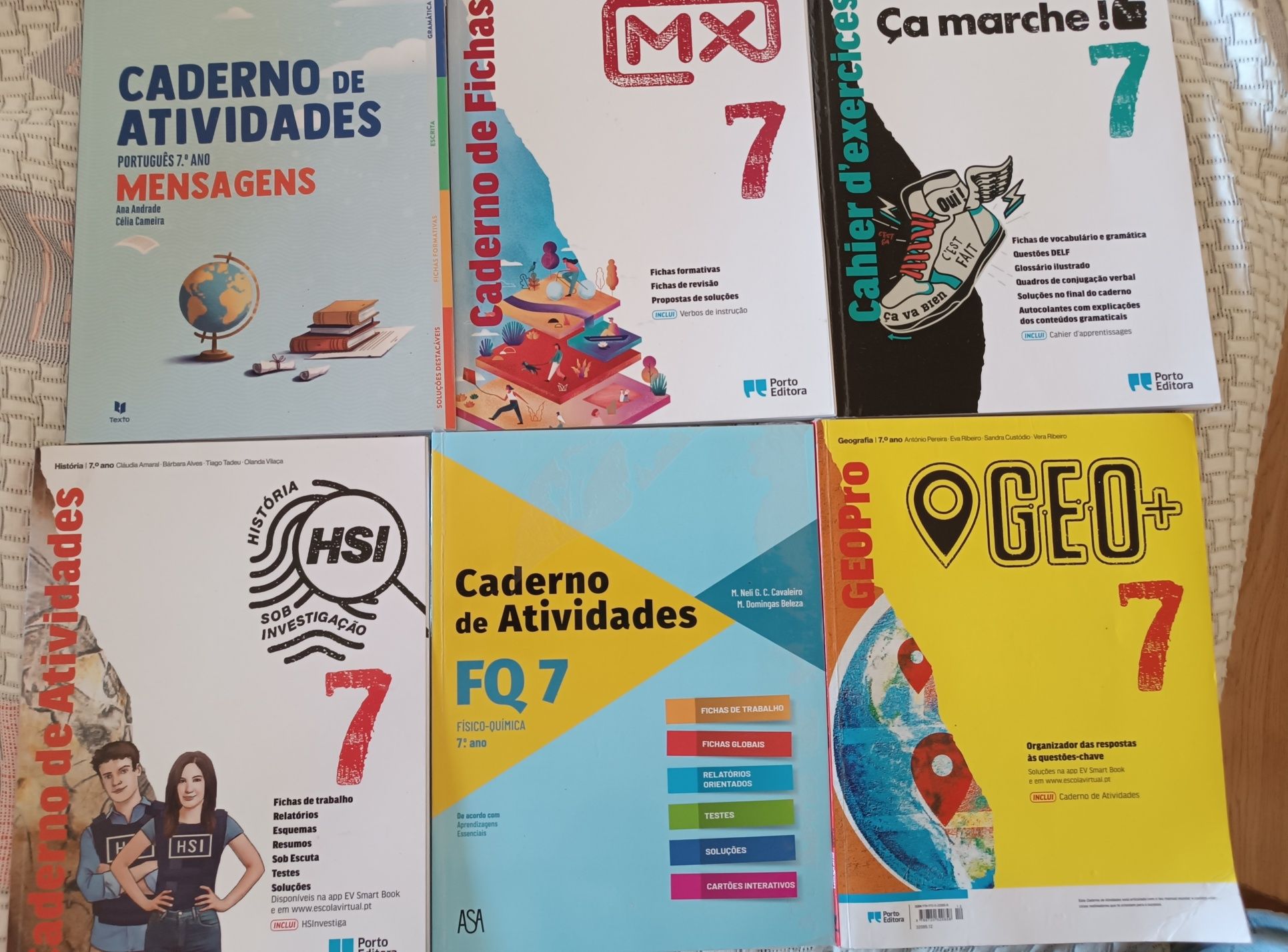 Cadernos de actividade 7ano