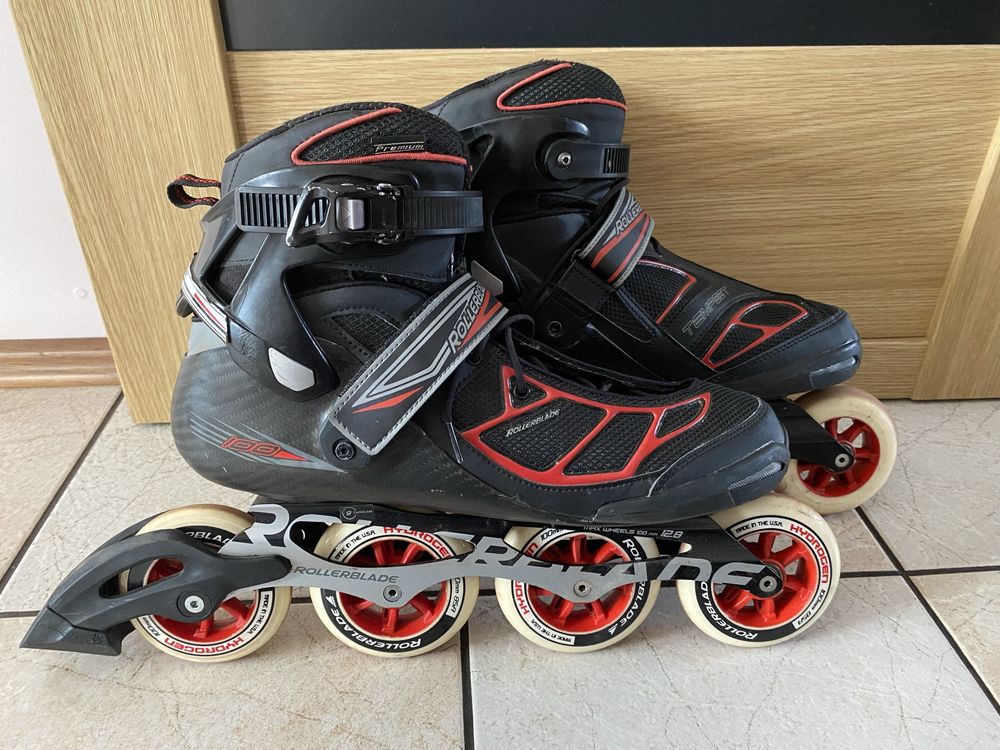 Rolki do jazdy szybkiej Rollerblade Tempest 100 r. 47 carbon