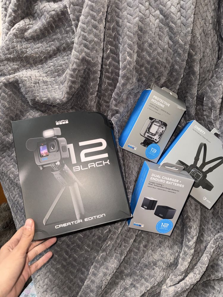 НОВА + кріплення! GoPro Hero 12 Creator Edition камера екшн