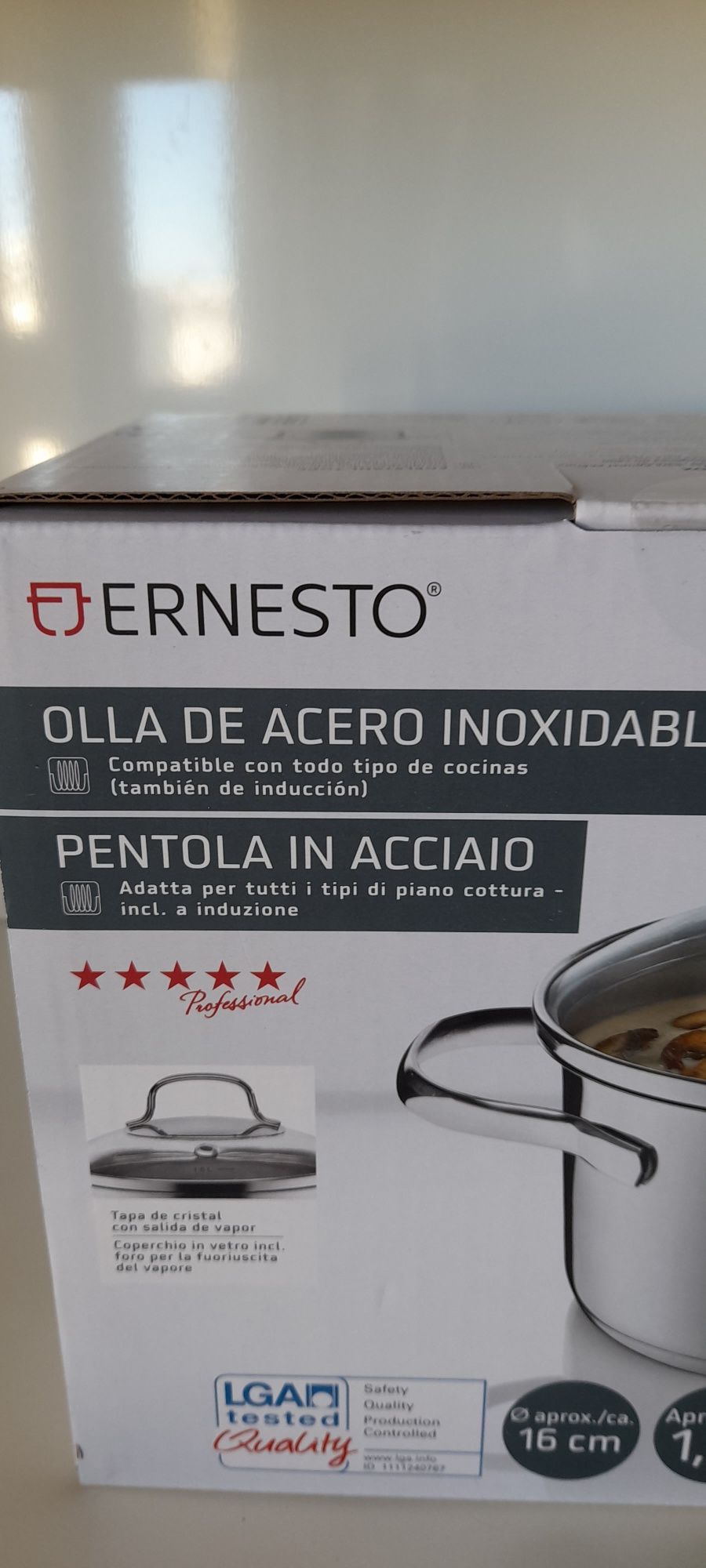 Tacho em aço inox