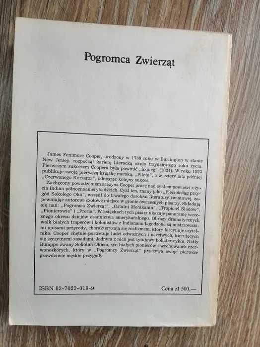 Pogromca Zwierząt - Fenimore Cooper