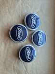 Dekielki , kapsle , kołpaki do alufelg Ford 60/56 mm granatowe