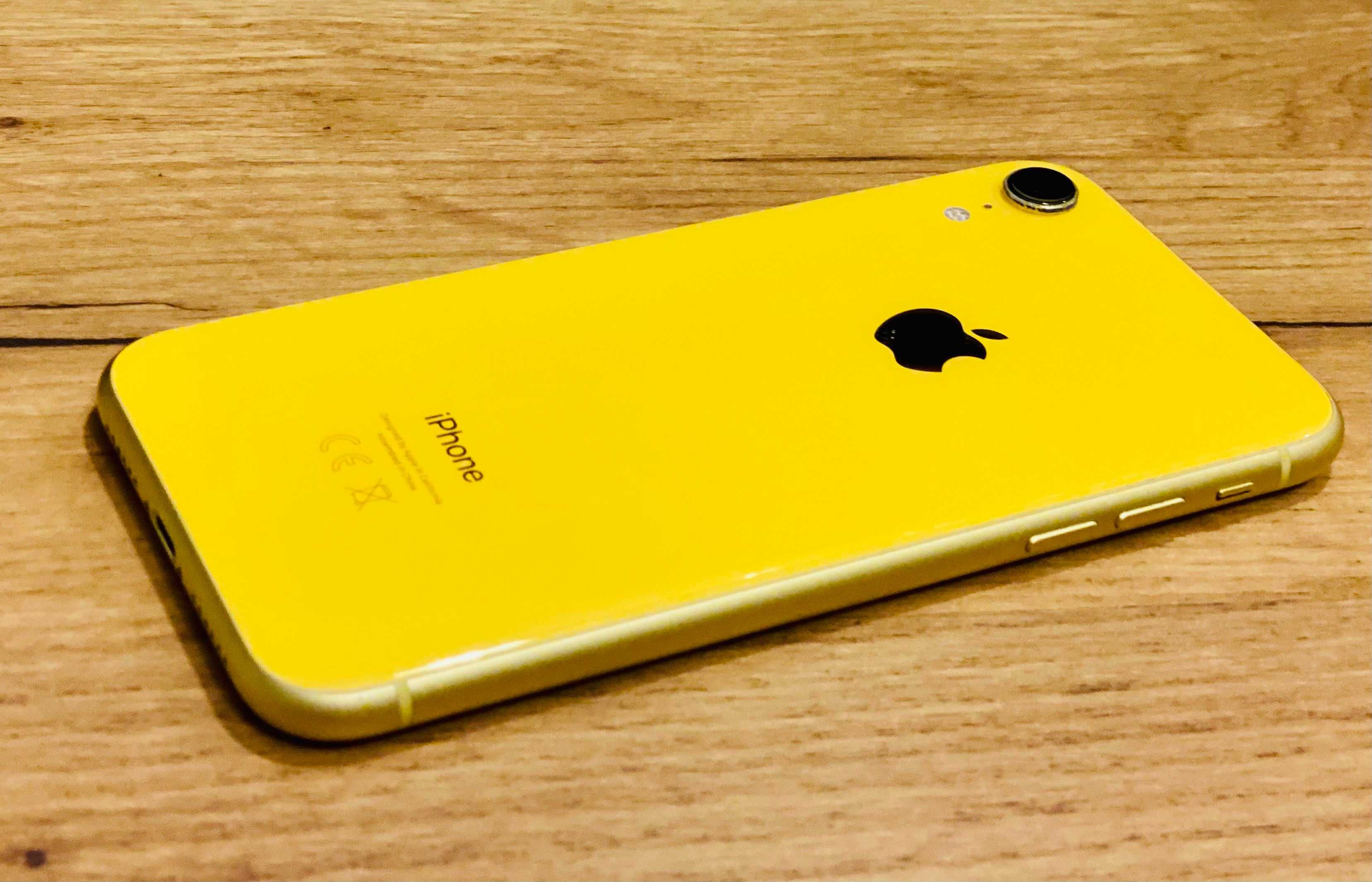 !ZESTAW Apple Iphone XR 256GB iOS 18 + słuchawki + pokrowce + szkła