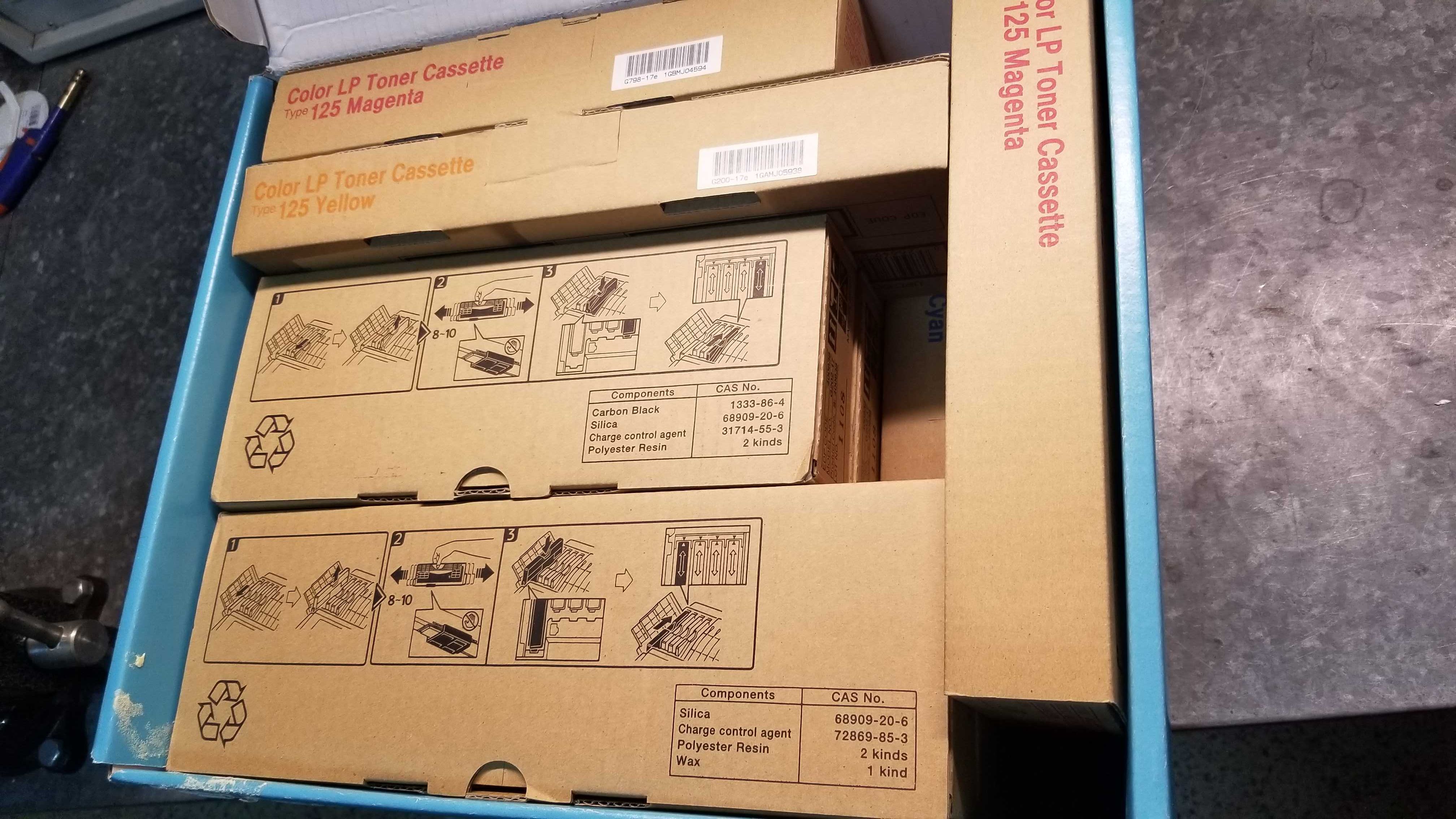 RICOH TYPE 125 Тонер-картридж для цветного лазерного принтера