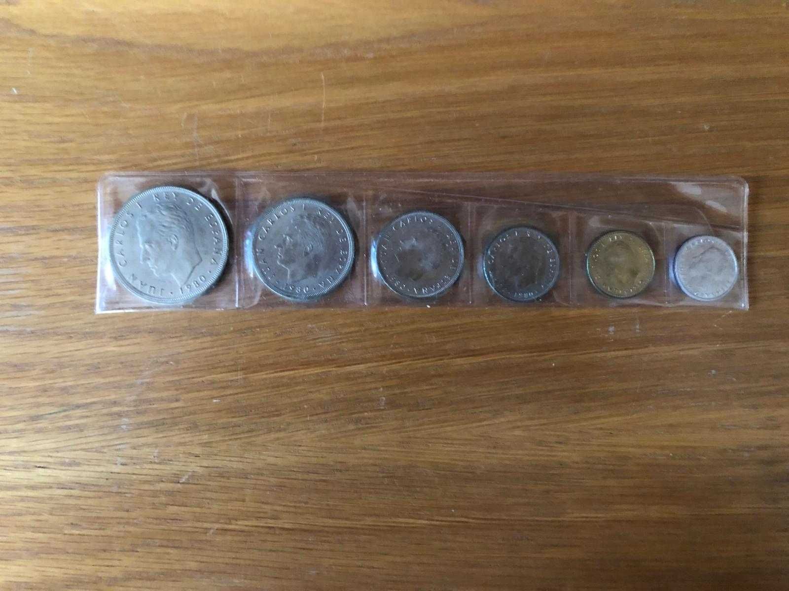 Conjunto de pesetas de 6 valores