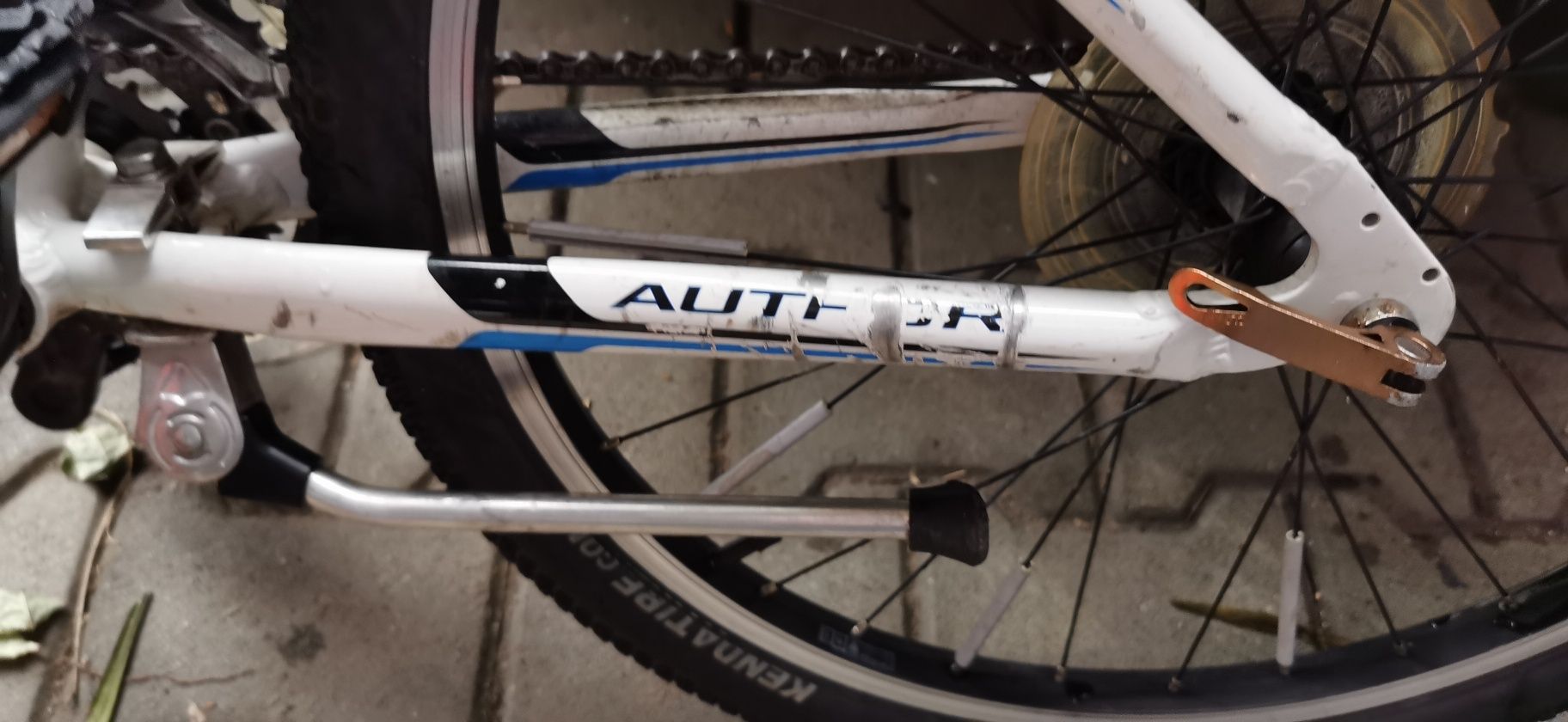Rower dziecięcy author aluminiowa rama dwie przerzutki amortyzator 24"