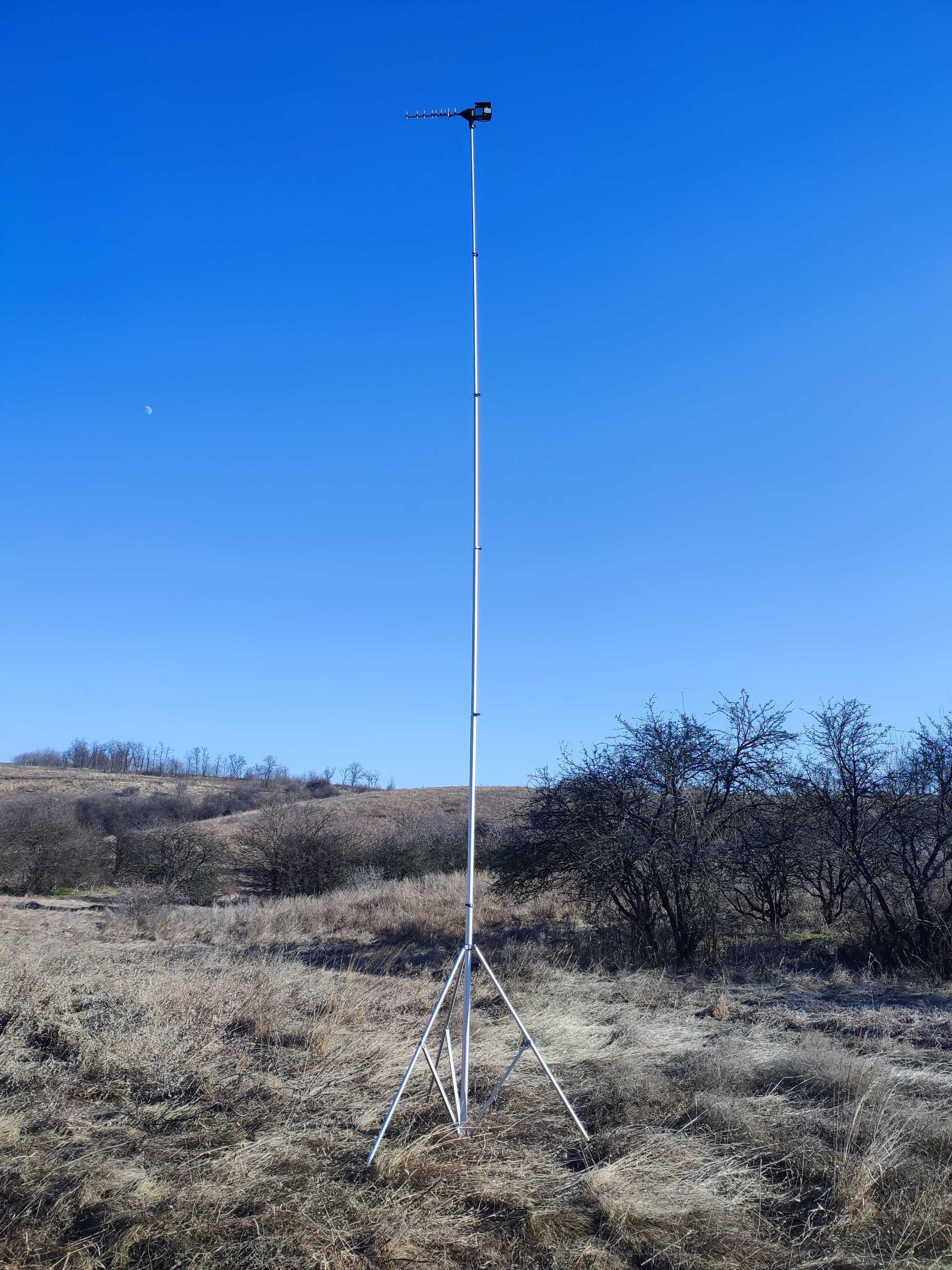 Продам телескопические мачты 8 метров в высоту