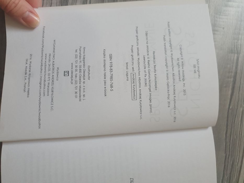 N. Sparks - "Spójrz na mnie"