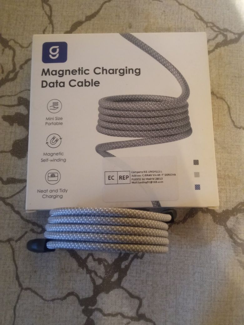 Magnetyczny kabel usb-a do usb-c