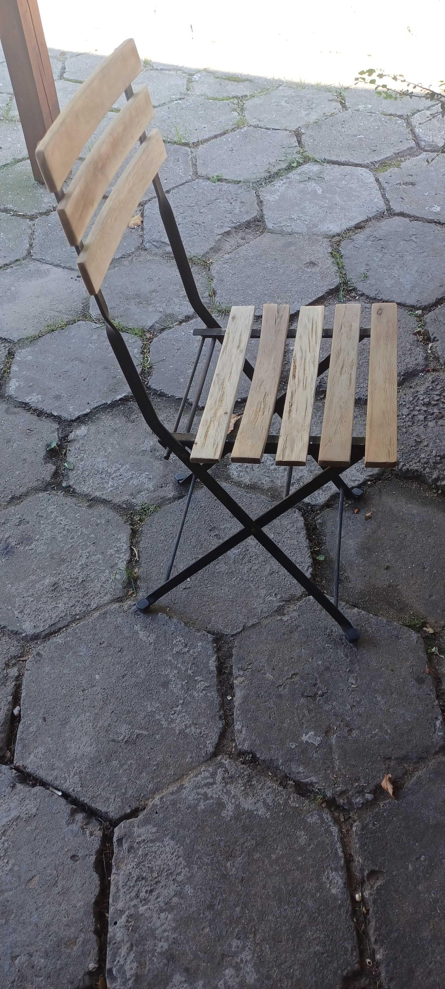 meble ogrodowe stol + 4 krzesla