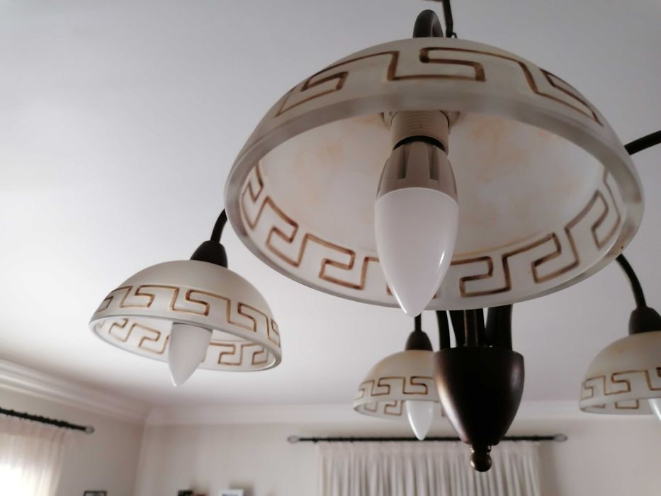 2 Candeeiros de Teto para Sala ou Hall - Como NOVOS