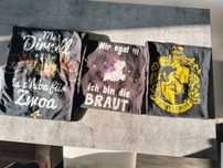 Koszulka T-shirt Zestaw 3 Koszulki Damskie z nadrukiem Nowe