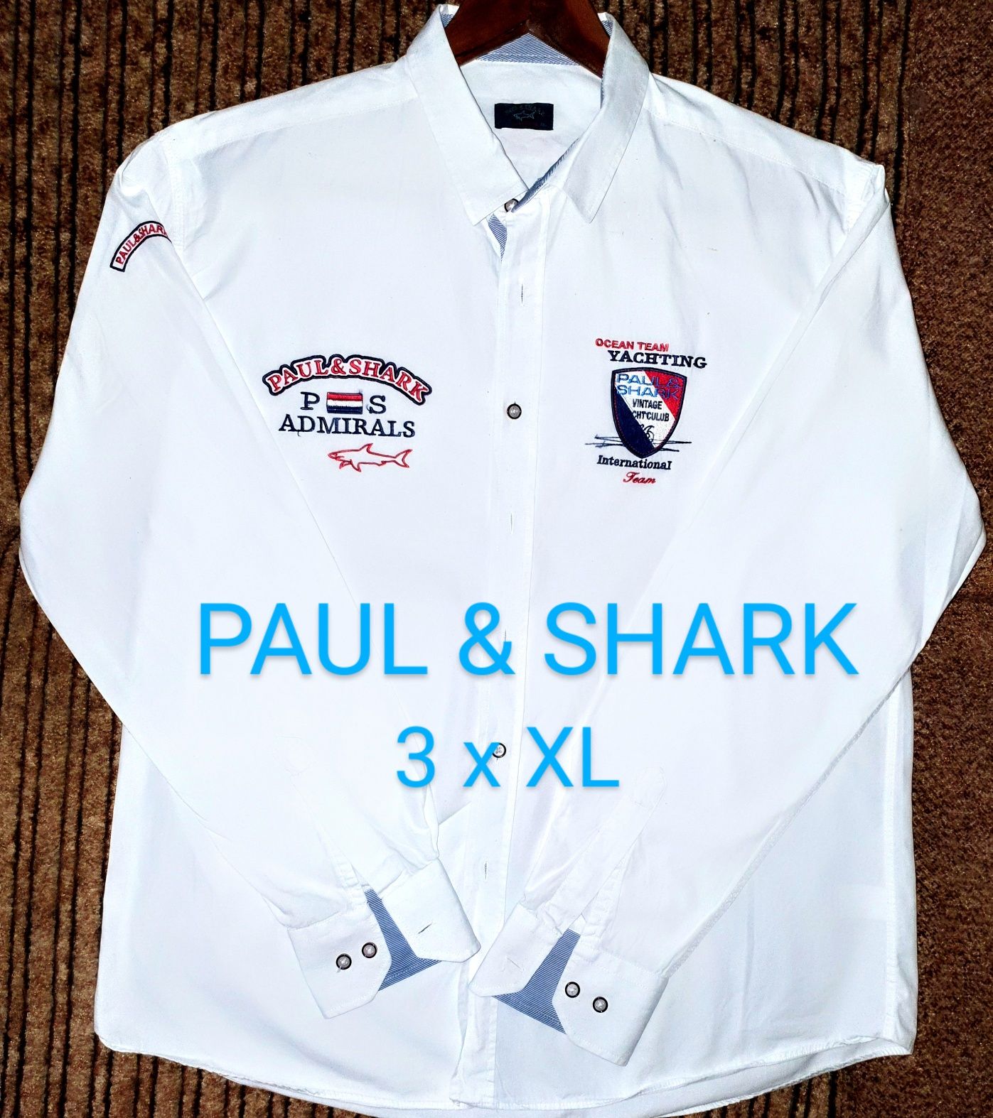 Ekskluzywna Koszula męska Paul&Shark 3 XL cena sklepowa to ponad 1000