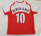 Bergkamp, koszulka piłkarska Arsenal