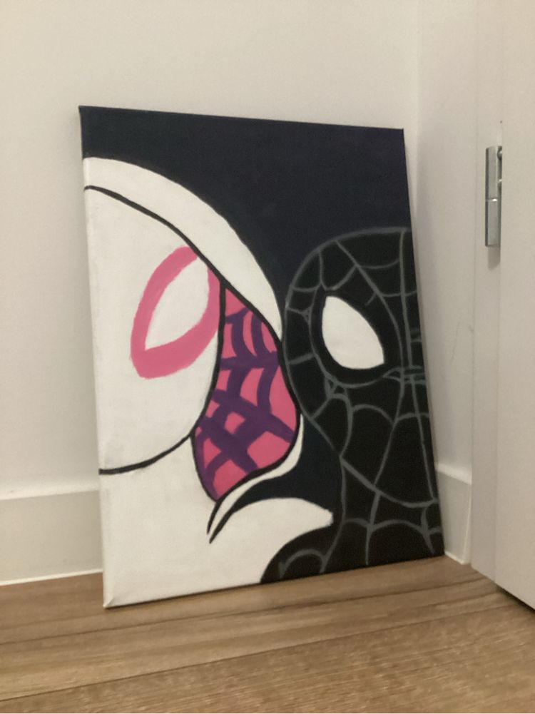Obraz Spiderman namalowany wczoraj