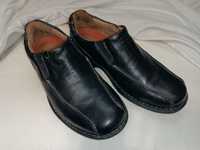 Туфли Clarks Англия из натуральной кожи 44 размер широкая нога