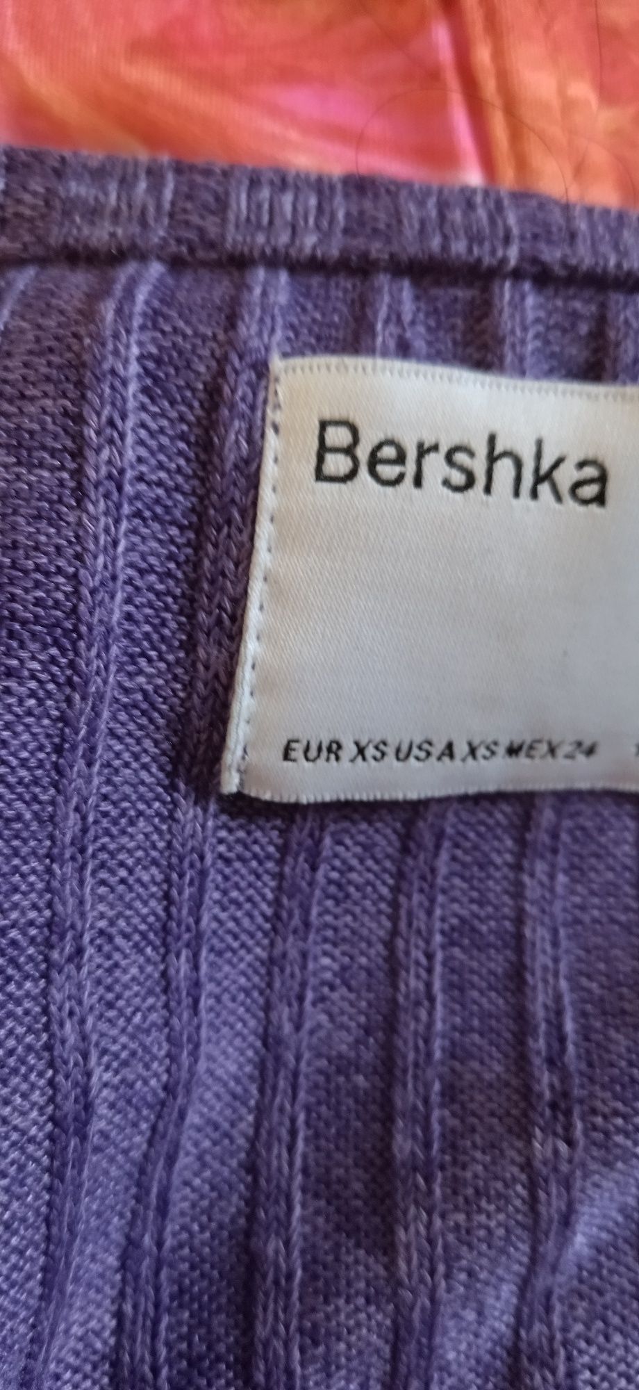 Sweterek damski, Bershka, rozmiar XS, wiązany, krótki