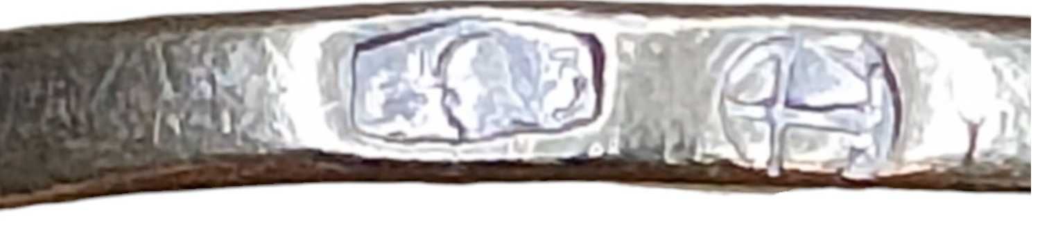 Pierścionek z białego złota 585/1,11G/R11 brylant 0,13CT Apart certyf.