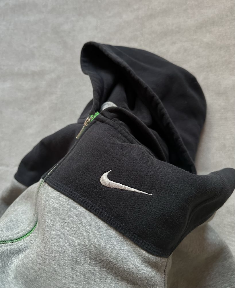 Оригинальное зип худи Nike Athletic Dept y2k swoos