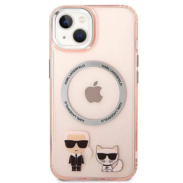 Etui Karl Lagerfeld Karl&Choupette Aluminium MagSafe na iPhone 14 Plus